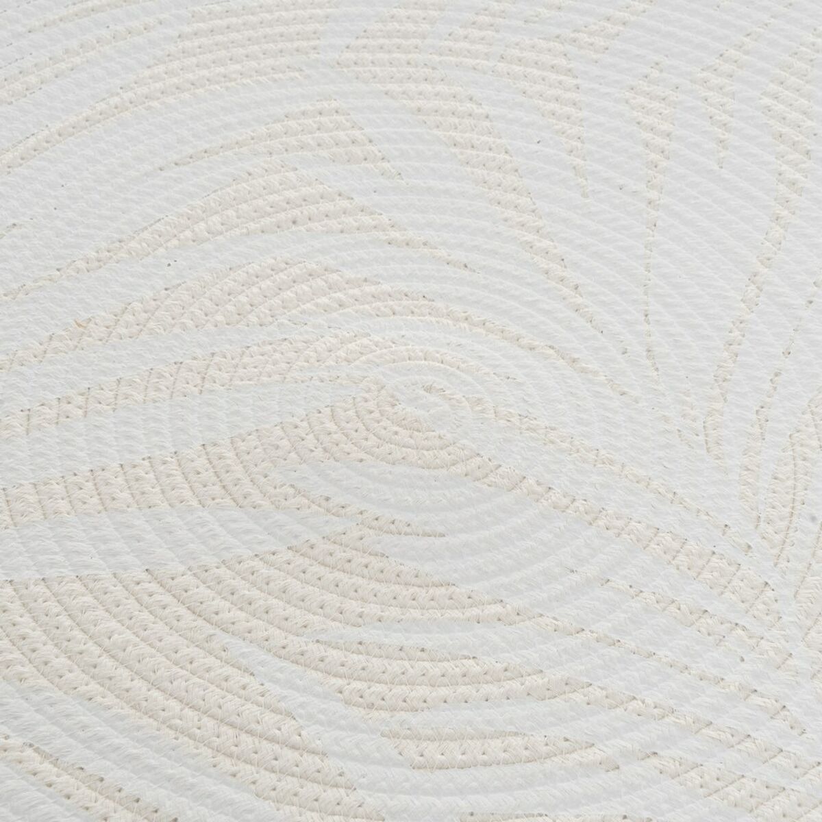 Paklājs Balts Bēšs 90 x 90 x 0,5 cm